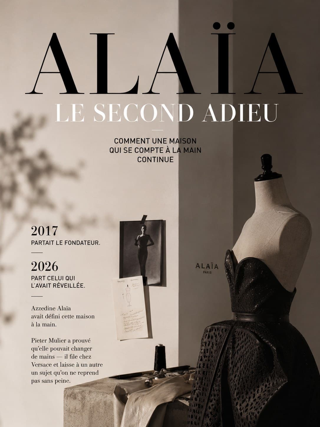 Pieter Mulier 时代的 ALAÏA：贴身而建筑感的廓形
