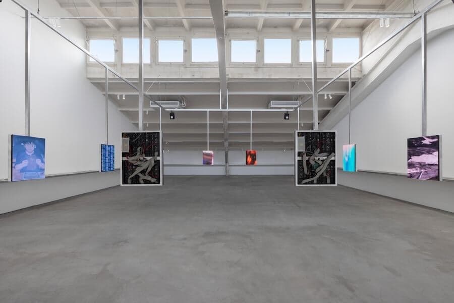 Installation view of Payne Zhu’s Anal Intelligence at SPURS Gallery, Beijing