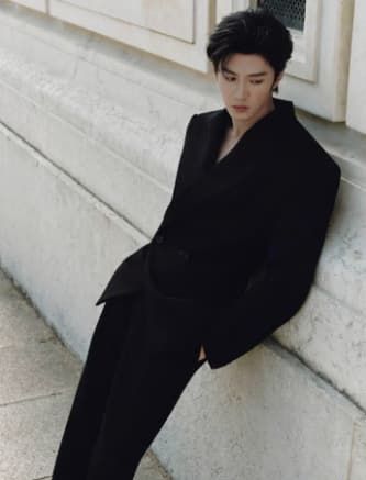 Chen Zheyuan at Saint Laurent in Paris