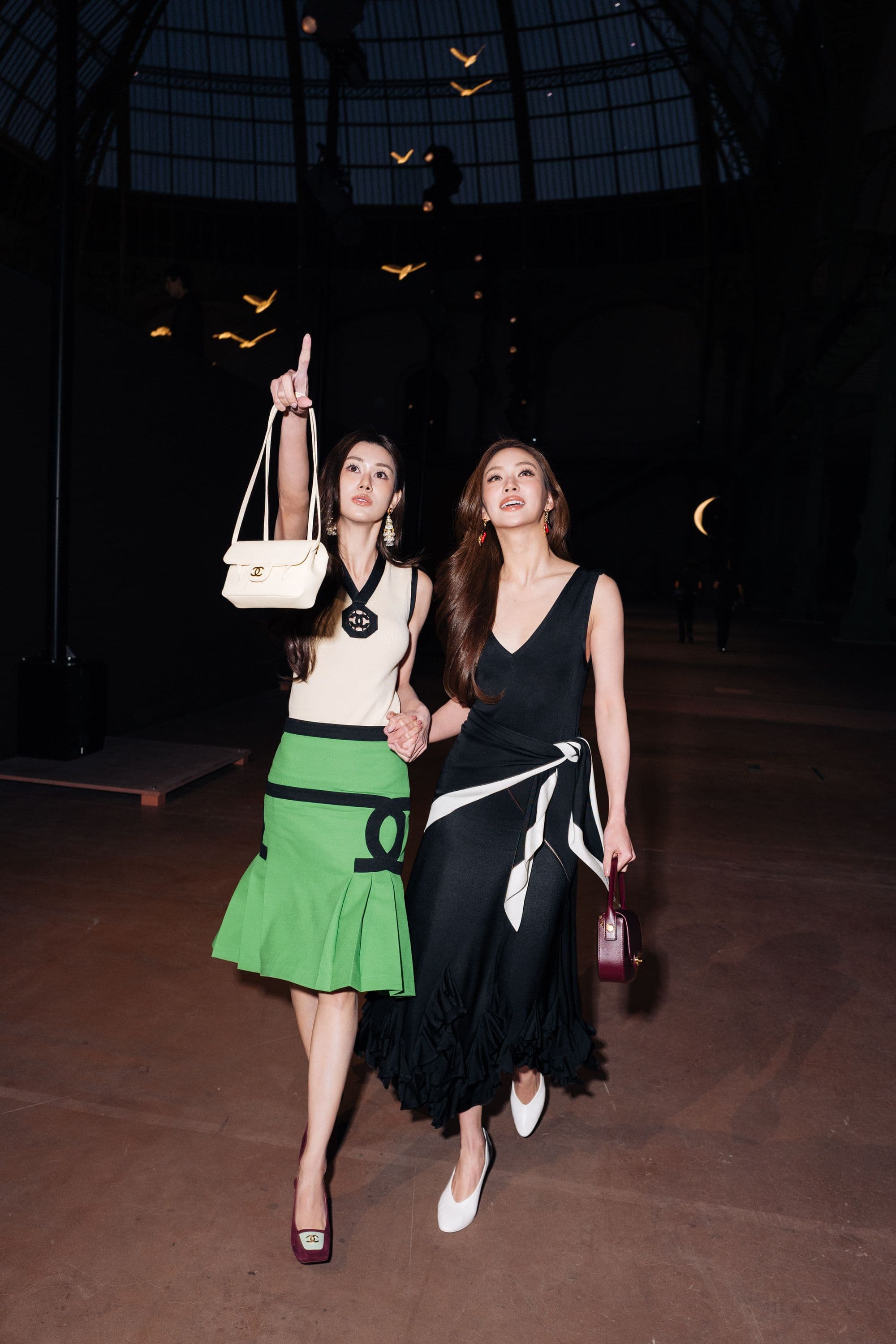 Lena Lalina and Miu Natsha at Chanel